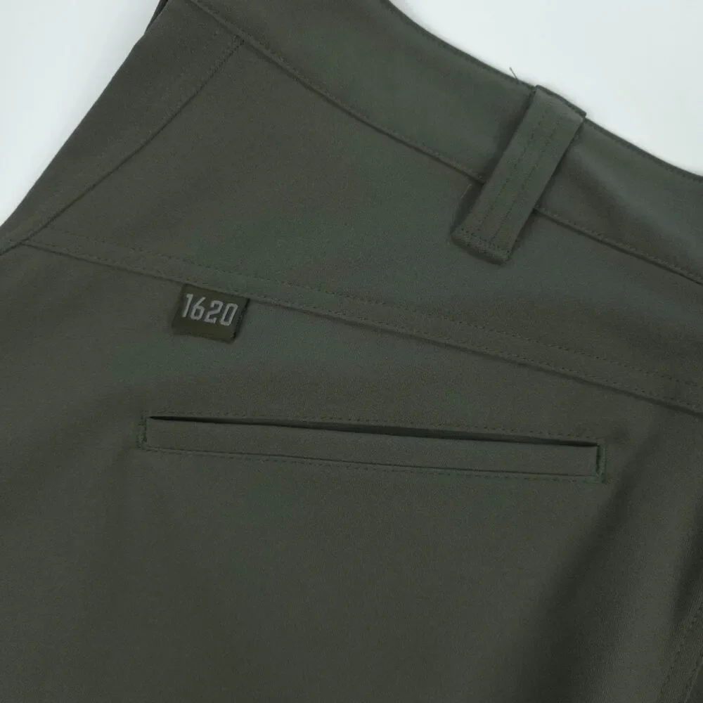 NEW 1620 USA The Shop Pant Hunter Green Twill Workwear DWR Military Army Indie